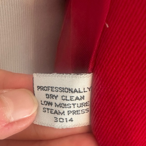 Gianni Sport suit jacket blazer garnet red lined size 4 100% wool button-front - Picture 12 of 16